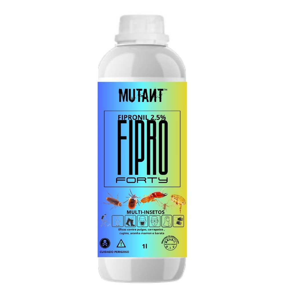 Multi-Insetos Fipro Forty 1L Mutant 2,5% de Fipronil(1L Faz 150L ...