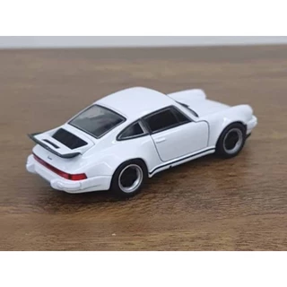 Miniatura Porsche 911 Turbo Welly 1:43 Metal e Fricção Branca