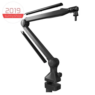 💖Novo Suporte De Microfone De Mesa Ajustável Cantilever Suspensão Boom Scissor Braço Para Transmissão Ao Vivo