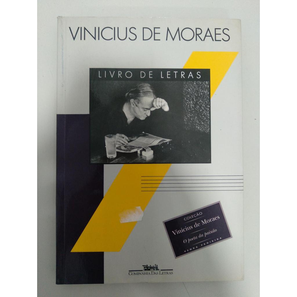 Livro de Letras de Vinícius de Moraes 7768936 | Shopee Brasil