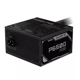 Fonte Gigabyte P650G PG5, 650W, ATX 3.1, PCIe 5.1, 80 Plus Gold, Preto, GP-P650G-PG5 em Oferta na Shopee