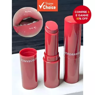 Batom De Maquiagem HERORANGE Sweet Mirror , Natural , Antiaderente , De Longa Duração , Transparente , Para Estudantes em Oferta na Shopee