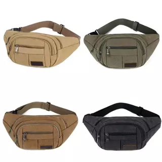 Pochete Masculina Grande De Lona Resistente Cintura Bolsa Organizadora Unissex codigo:8042