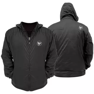 Jaqueta Corta-Vento com Capuz Repelente à Água Preta - By Aventura em Oferta na Shopee