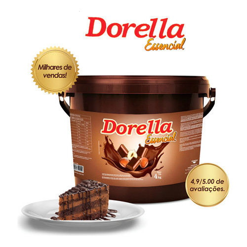 Dorela Essencial Creme Dorella Profissional Confeitaria 4kg | Shopee Brasil