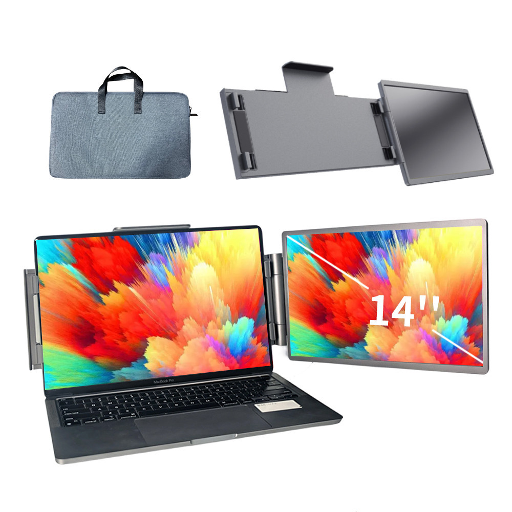 Monitor Duplo Portátil Extensor para Notebook 14 polegadas 16:10 1200p ...