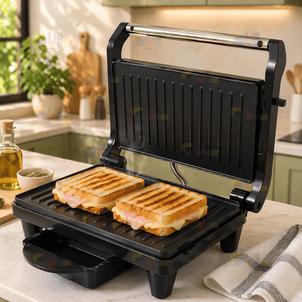 Sanduicheira Grill Antiaderente Fritadeira 800W Wap 2 Em 1