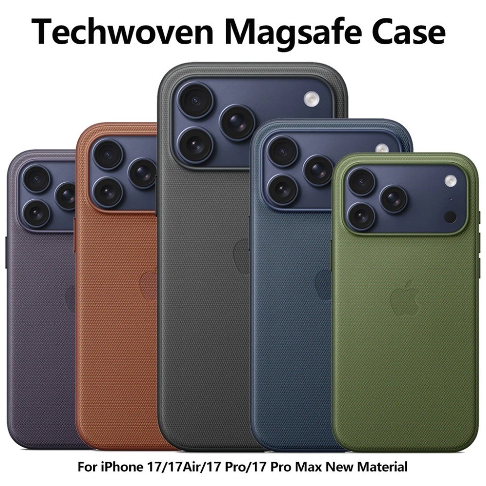 Com Botões De Toque Da Câmera Magsafe TechWoven Capa Oficial Para