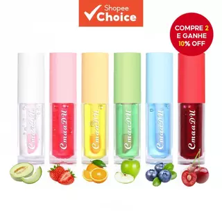 CmaaDu Brilho Labial Mudança de Cor Nutritivo 6 Tons, Fórmula à Prova d'Água e Não Pegajosa em Oferta na Shopee