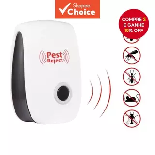 Repelente Ultrassônico De Mosquitos , Assassino Eletrônico Doméstico Armadilha Para Baratas De Ratos em Oferta na Shopee