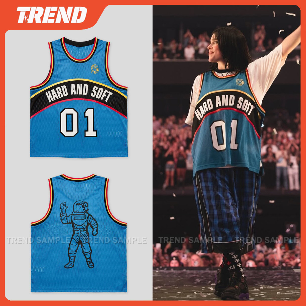 2026 BILLIE EILISH HIT ME HARD E SOFT Merch Jersey Regata Unissex