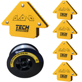 1 Arame MIG Sem Gás Flux Core 0,8mm 1kg ERB Máquinas + 5 Esquadro Magnético 12kg Multiângulos em Oferta na Shopee