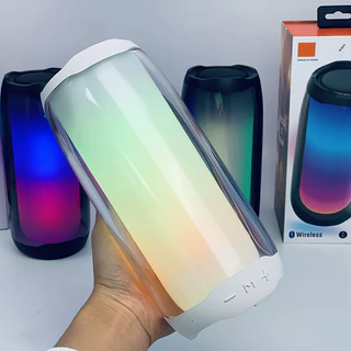 Nova Caixa de Som Bluetooth Pulse de Música, Portátil para Exterior, Luz Colorida, Slot para Cartão, Rádio, Caixa de Som em Oferta na Shopee