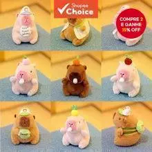 13-15cm Tampabara Chaveiro Mochila Pingente Brinquedo De Pelúcia Para Meninos E Meninas Presente De Aniversário em Oferta na Shopee