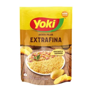 Batata Palha Yoki Extrafina 100g - Embalagem com 20 Unidades em Oferta na Shopee