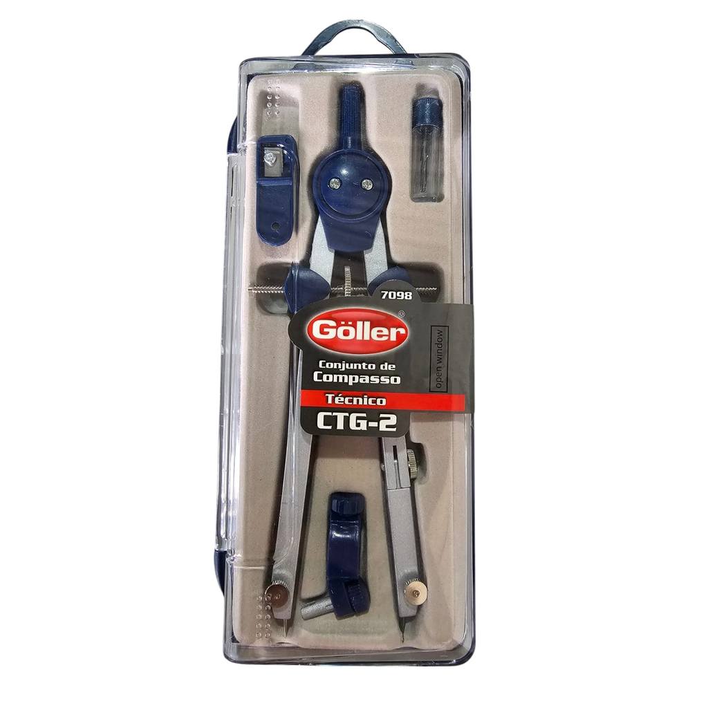 Conjunto de Compasso Técnico CTG-2 Goller | Shopee Brasil