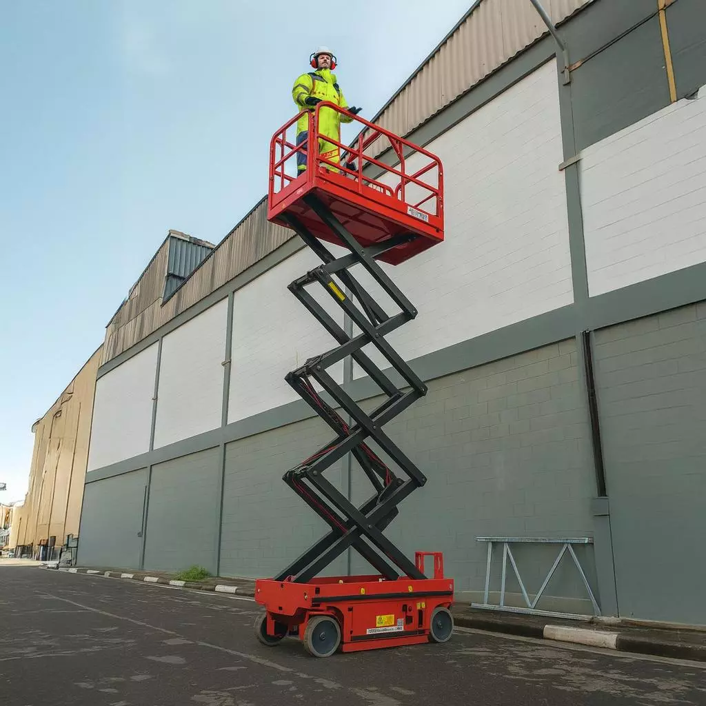 Plataforma Elevatória Tesoura Hidráulica 12m 320kg
