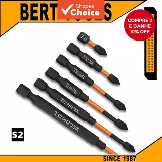 Conjunto De Chaves De Fenda PH2 – Ferramenta Manual Magnética , Resistente A Impactos E De Alta Dureza 25-150 Mm em Oferta na Shopee