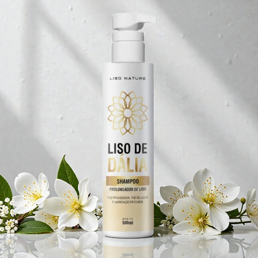 Liso De Dália 500ml: Progressiva Orgânica que Não Danifica os Fios ...