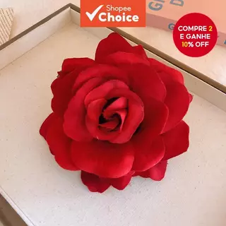 Grampo De Cabelo Francês Retrô Vermelho Rosa Franja Lateral Clipe De Garra Para Mulheres Estilo Férias De Flores em Oferta na Shopee