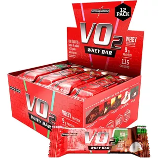 Barra de Proteína Vo2 Whey Bar Coco Caixa 12 und - Integral Médica em Oferta na Shopee