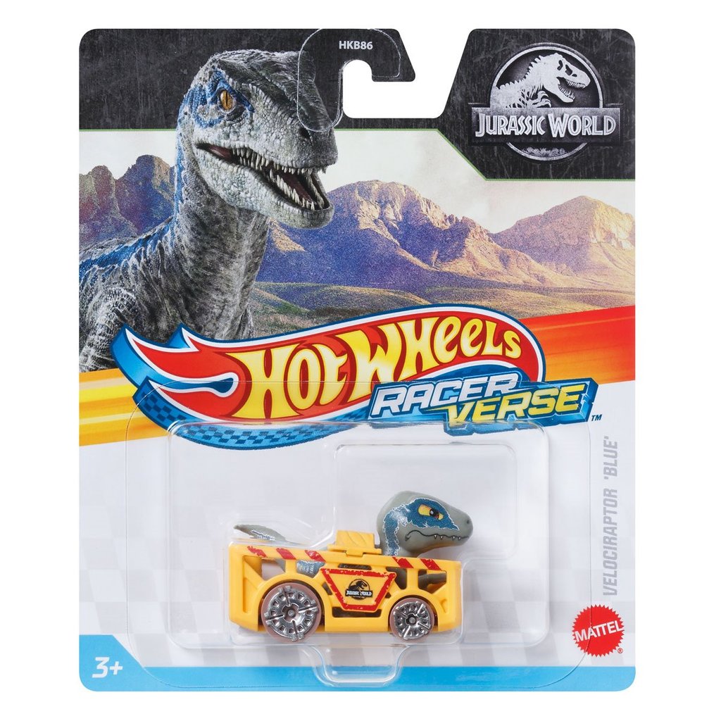 Velociraptor Blue - Jurassic World - Hot Wheels RacerVerse - 1/64 ...