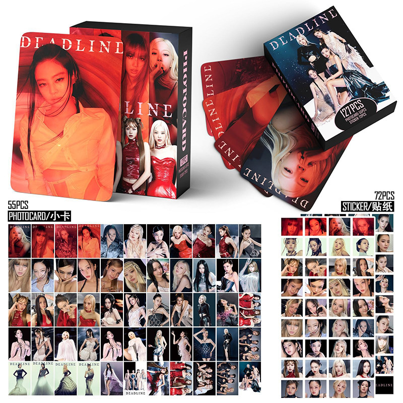 127 Unidades/Caixa BLACKPINK Photocard DEADLINE Álbum KPOP LOMO