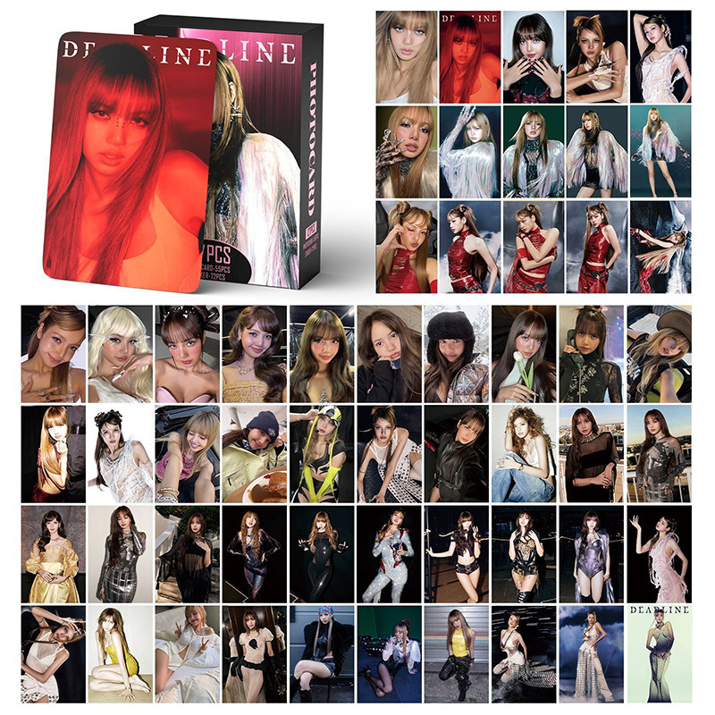127 Pçs/Caixa BLACKPINK LISA Photocard DEADLINE Álbum KPOP LOMO