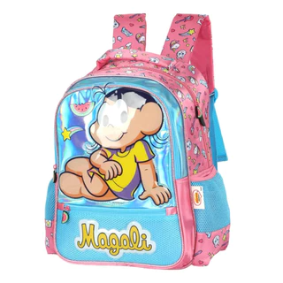 Mochila de costas Escolar Turma da Mônica Magali Infantil em Oferta na Shopee