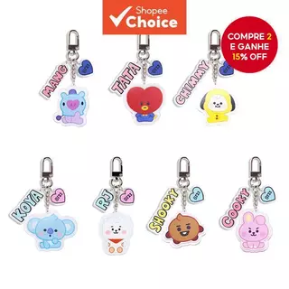 Chaveiro Acrílico BT21 , De Desenho Animado Da Moda Coreana , Presente Para Mulheres E Meninas , Acessório De Personagem em Oferta na Shopee