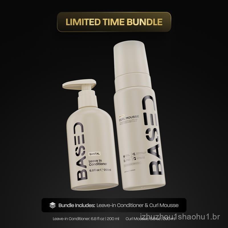BASED Hydration & Volume Duo | Leave-In Conditioner & Curl Mousse ...