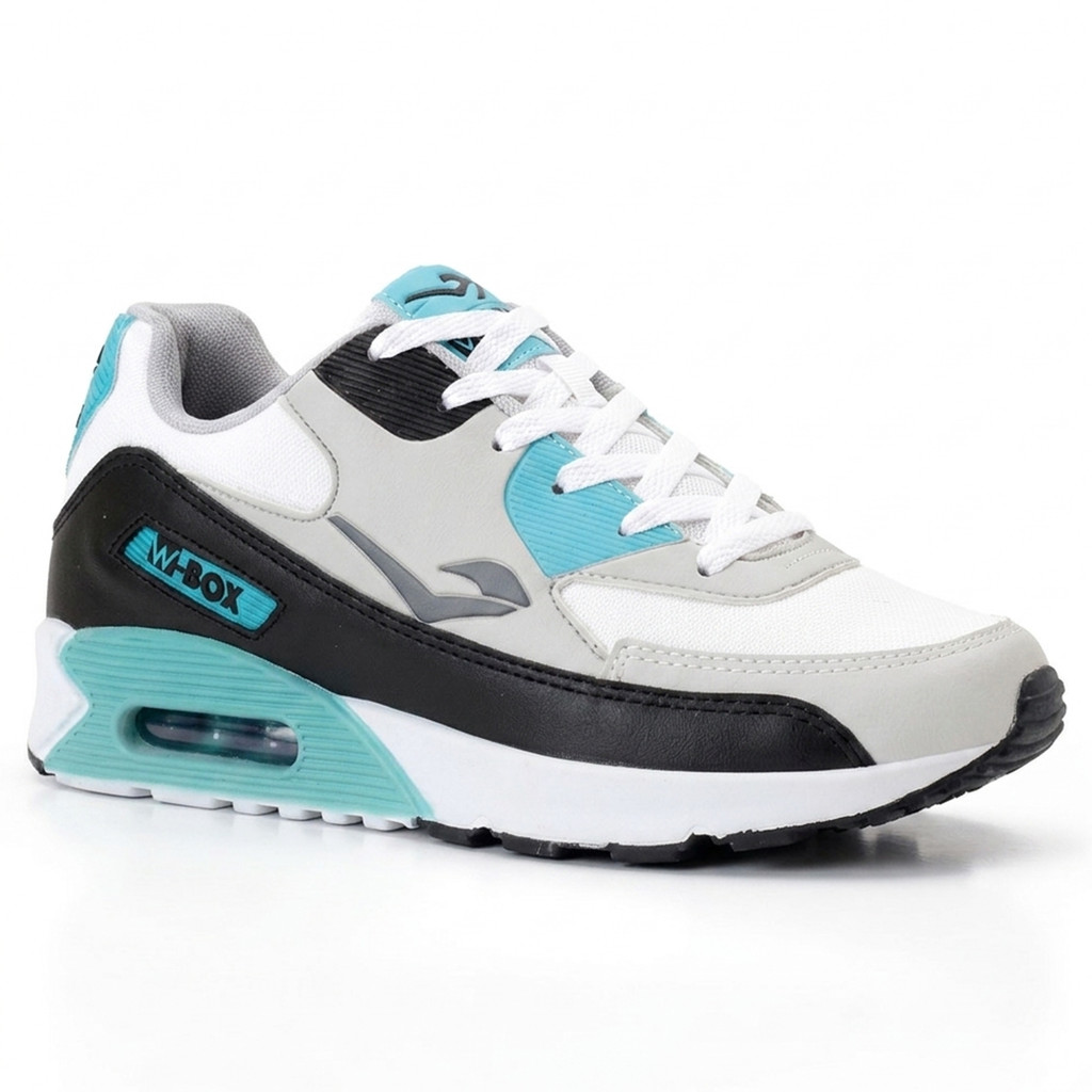 Tênis Masculino W-Box 90 Max Colorido Esportivo Moderno Estiloso