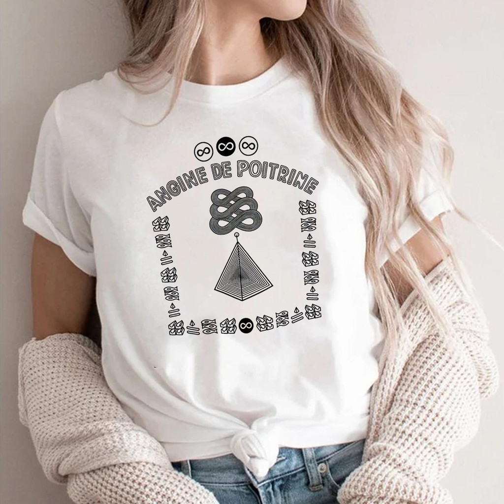 Music.Soul Camiseta Angine de Poitrine Band Gothic Rock Alt