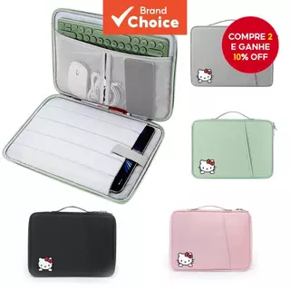 Sanrio Hello Kitty bolsa para laptop de 10-13 polegadas, capa para notebook, maleta, bolsa de mão para 10,2/10,5 11 em Oferta na Shopee