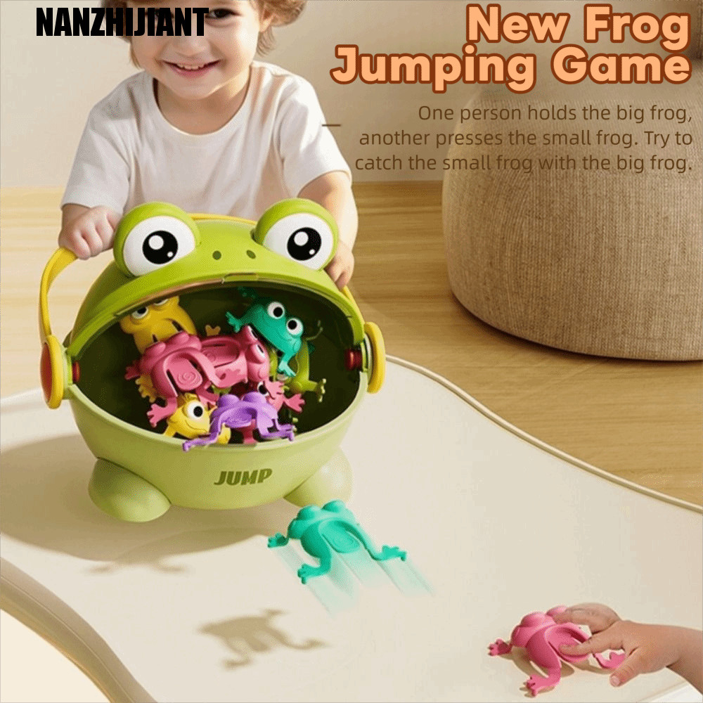 NANZHIJIANT Brinquedo Divertido Para Sapo Saltador , Com Balde De