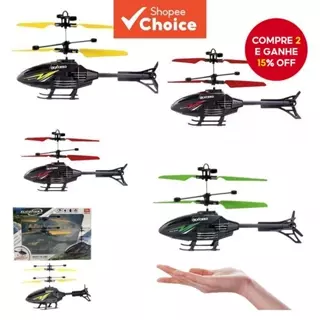 Helicóptero De Indução , Aeronave Modo Duplo , Brinquedo Voador Suspenso Como Presente em Oferta na Shopee