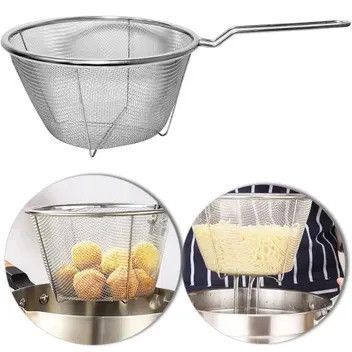 Cesto Inox para Frituras e Petiscos 18,5cm – Estilo Gourmet