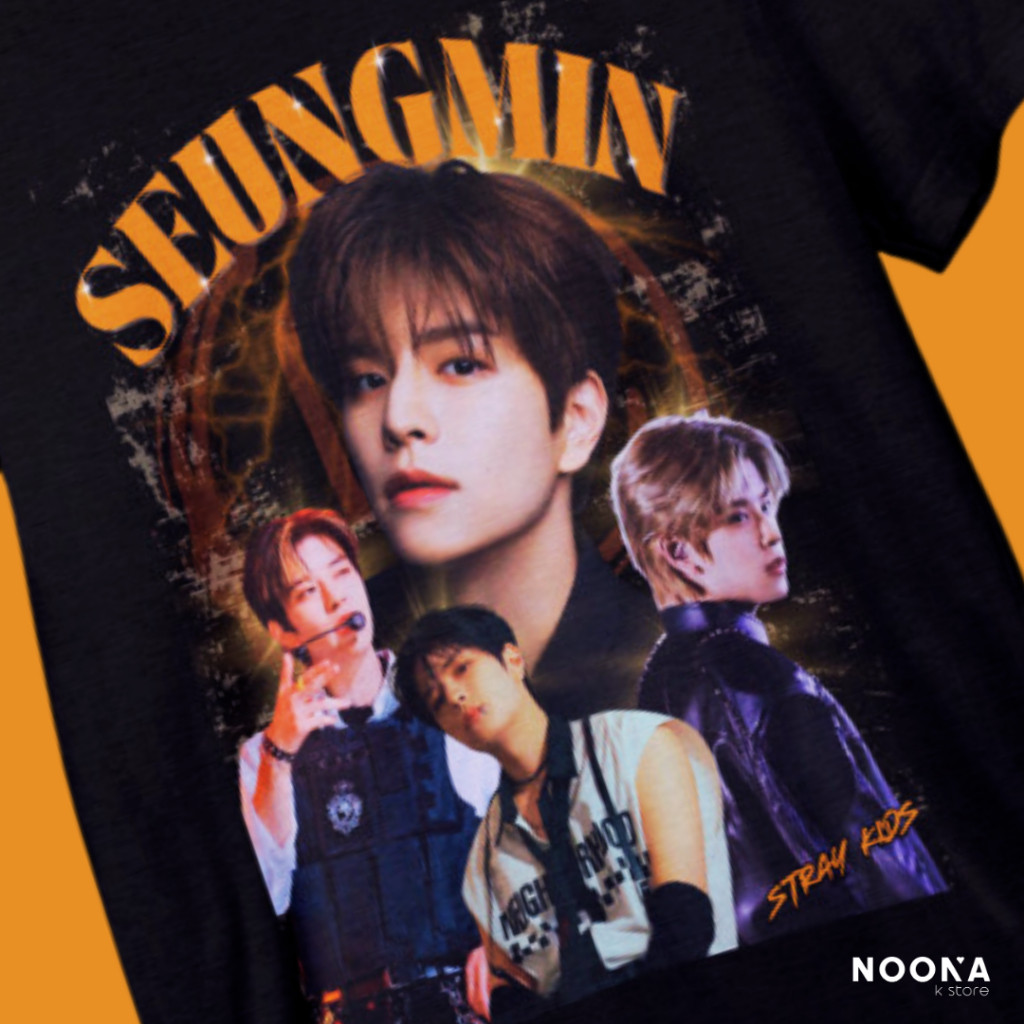 Camiseta Premium em Algodão Puro]TT Camiseta Vintage Seungmin