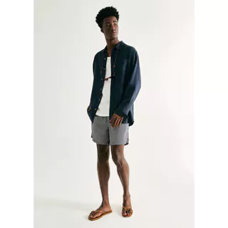 Shorts De Banho Masculino Listrado em Oferta na Shopee