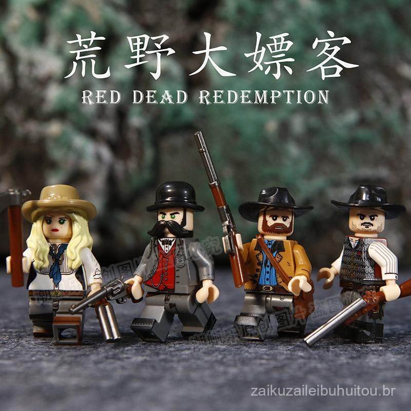 Brinquedo de Montagem Compatível com Toy Red Dead Redemption 2, Blocos ...