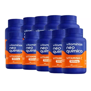 Kit 10 Vitamina C 500mg Neo Química 30 Comprimidos