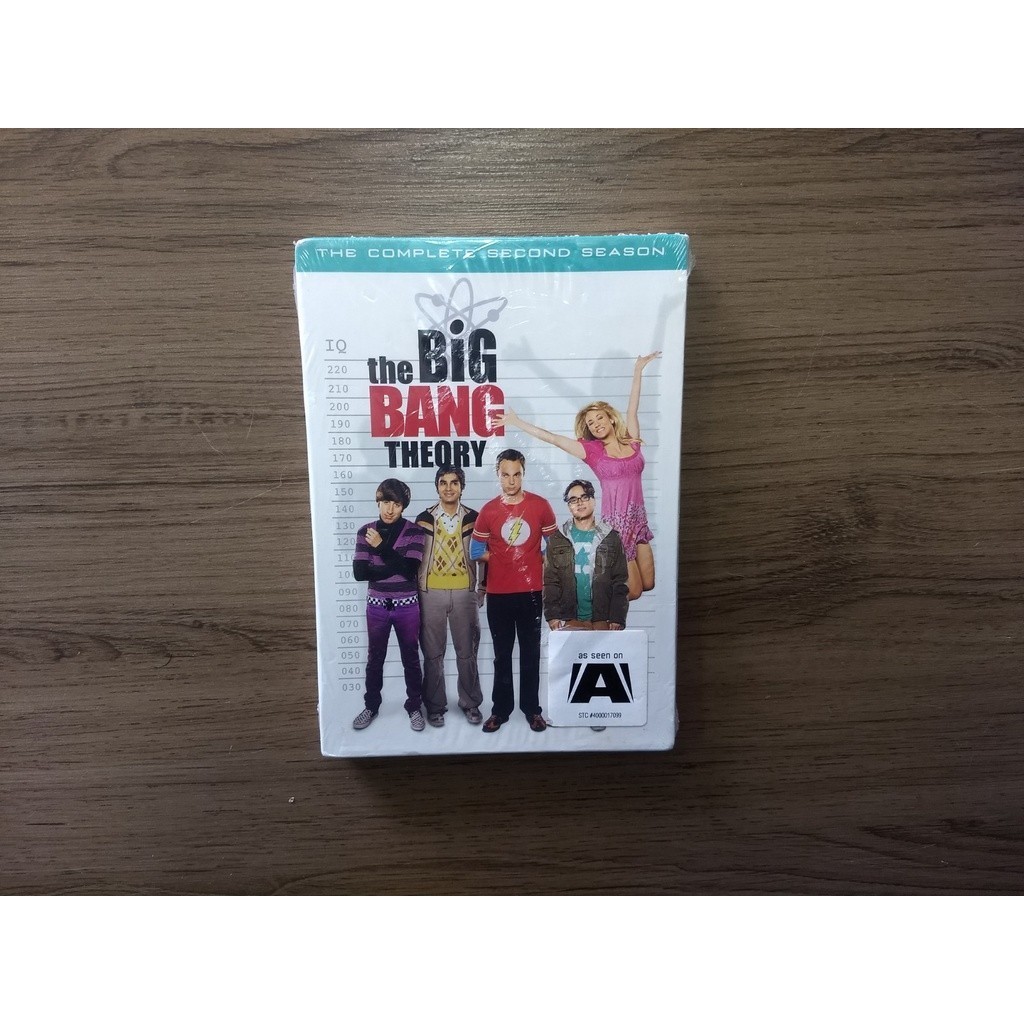 BOX DVD THE BIG BANG THEORY - SEGUNDA TEMPORADA - IMPORTADO