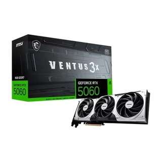 Placa de Vídeo MSI GeForce RTX 5060 Ventus 3X OC Edition, 8GB, GDDR7, DLSS, Ray Tracing