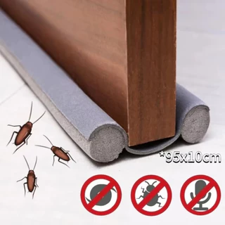 Kit Veda Protetor Porta Impermeável Anti Insetos Sujeira 80cm 90cm Ajustável Preto Marrom Cinza