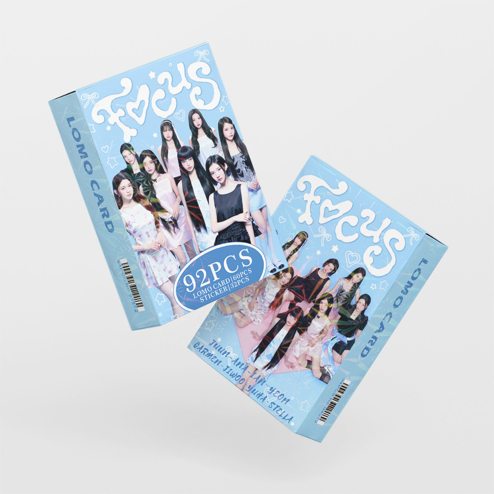 92pcs Hearts2Hearts H2H FOCUS Álbum Lomo Cards The Chase Adesivos