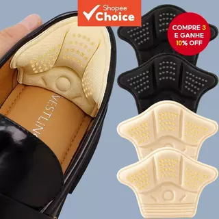 Almofadas De Calcanhar Autoadesivas , 4 Unidades , Esponja Grossa , Inserções De Sapato , Protetores Antiderrapantes Par em Oferta na Shopee