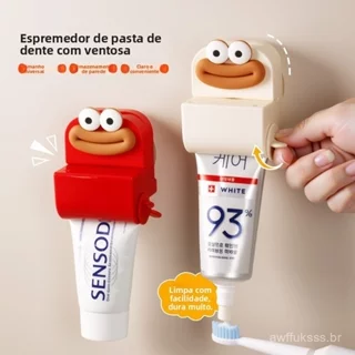 Ventosa espremedor de pasta de dente doméstico, sem perfuração, espremedor de pasta de dente sem rastros, limpeza de den em Oferta na Shopee