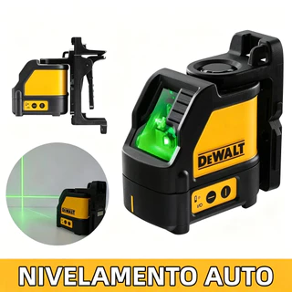 Green Line Laser Nível 2 Linhas Cruzadas Feixe De Com Suporte