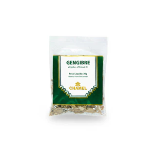 Gengibre Flocos 30G - Chamel em Oferta na Shopee
