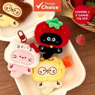 Tengyi Original Chaveiro De Pelúcia Fofo De Gato Para Meninas, Pingente Versátil De Mochila, Pingente De Boneca Criativo em Oferta na Shopee